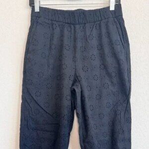 Ann Taylor Petite Eyelet Easy Ankle Pant